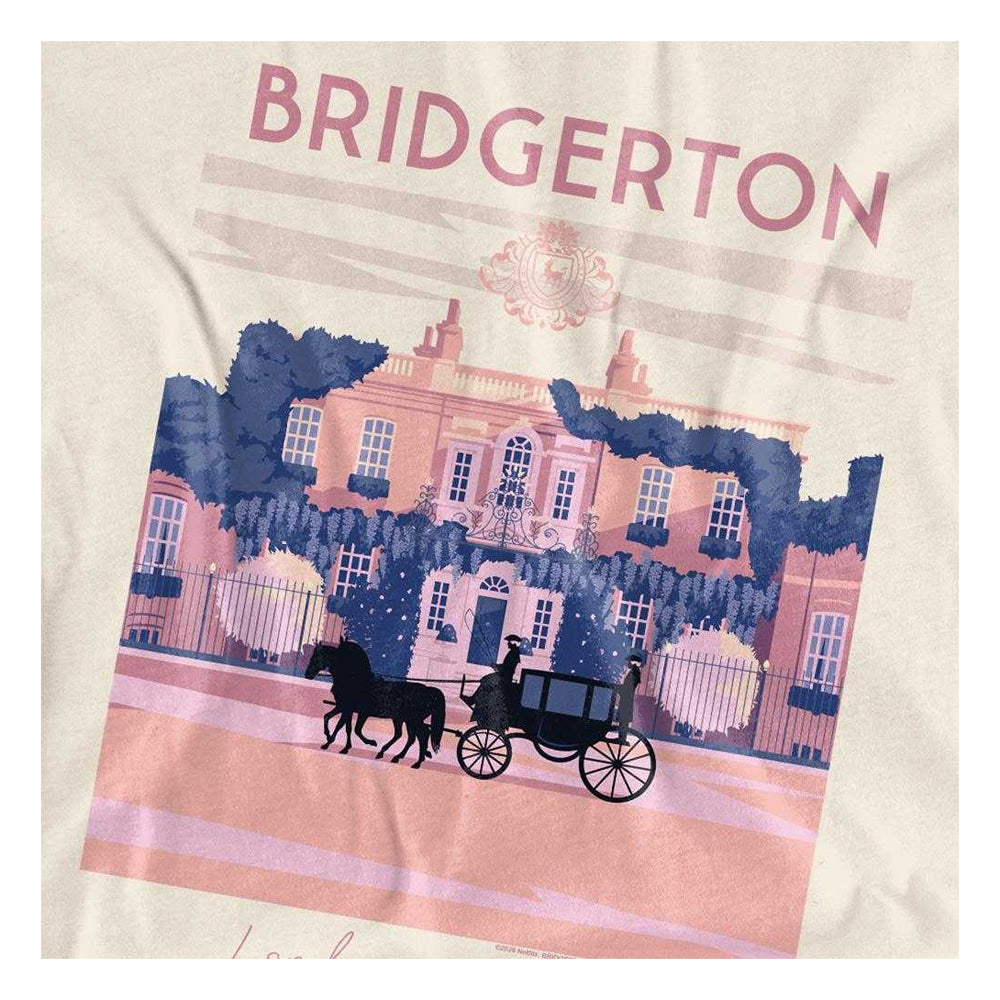 Natural - Side - Bridgerton Womens-Ladies Modern Minimal T-Shirt