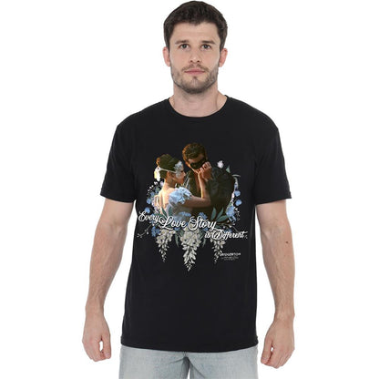 Black - Back - Bridgerton Unisex Adult Benedict And Sophie T-Shirt
