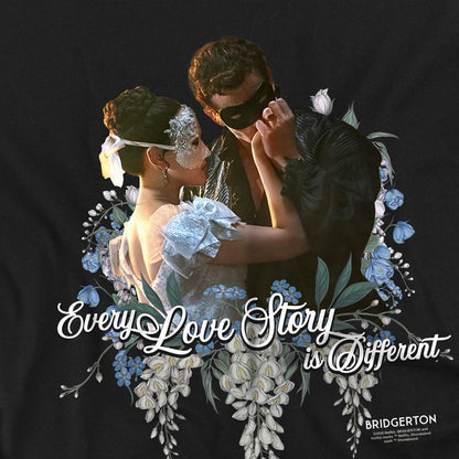 Black - Side - Bridgerton Unisex Adult Benedict And Sophie T-Shirt