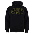 Black - Front - Star Wars Mens Logo Hoodie