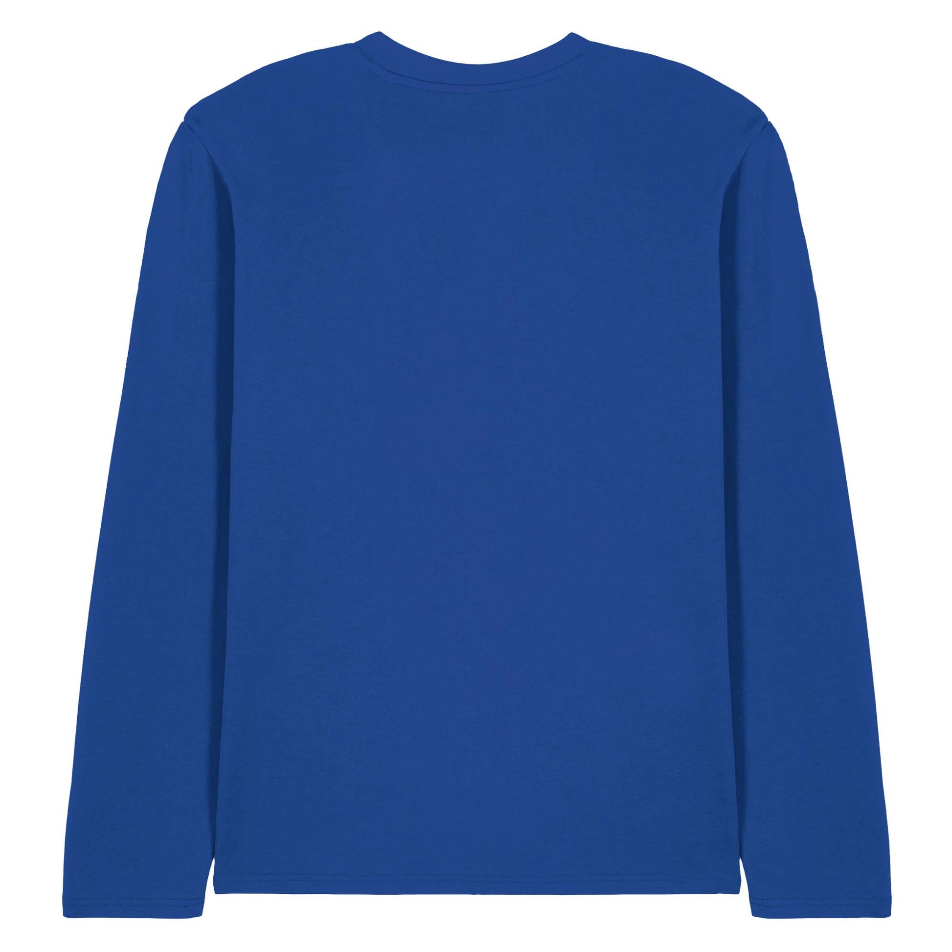 Royal Blue - Side - Superman Unisex Adult Logo Long-Sleeved T-Shirt