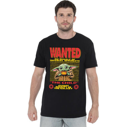 Black - Back - Star Wars The Mandalorian Unisex Adult Cutest Bounty Wanted Grogu Long-Sleeved T-Shirt