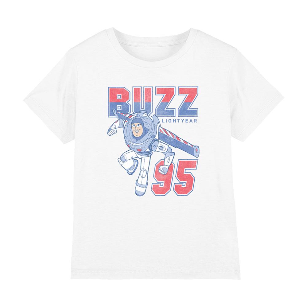 White - Front - Toy Story Childrens-Kids 95 Buzz Lightyear T-Shirt