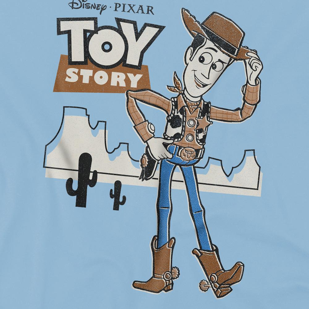 Light Blue - Back - Toy Story Childrens-Kids Woody Canyon T-Shirt