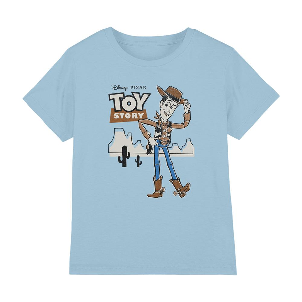 Light Blue - Front - Toy Story Childrens-Kids Woody Canyon T-Shirt