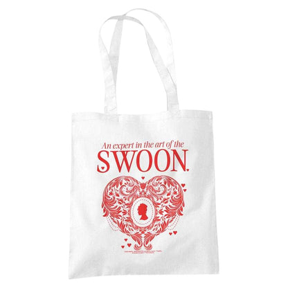 White - Front - Bridgerton The Art Of Swoon Reusable Tote Bag