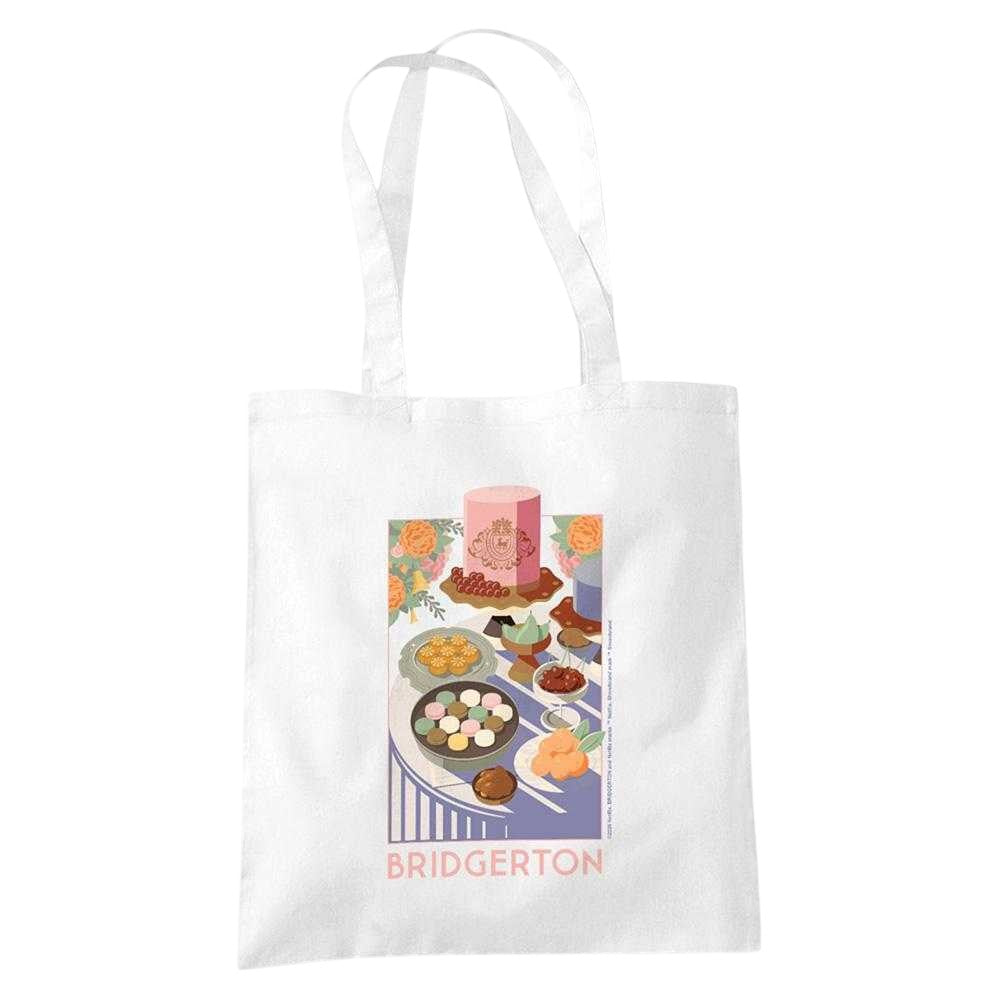 White - Front - Bridgerton Treats Reusable Tote Bag