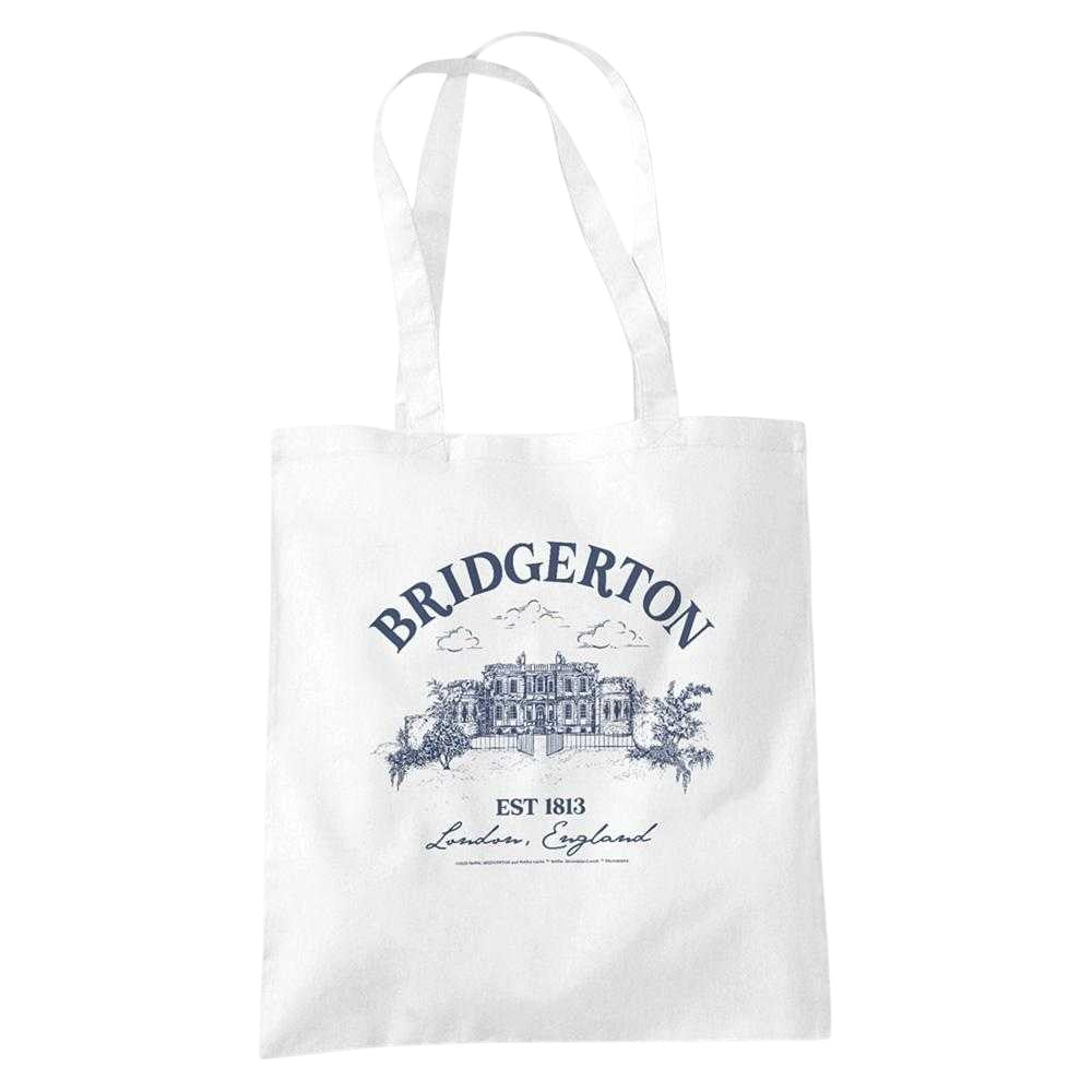 White - Front - Bridgerton Home Reusable Tote Bag