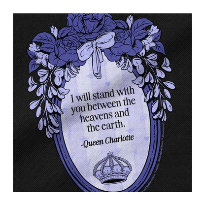 Black - Side - Bridgerton I Will Stand With You Reusable Tote Bag