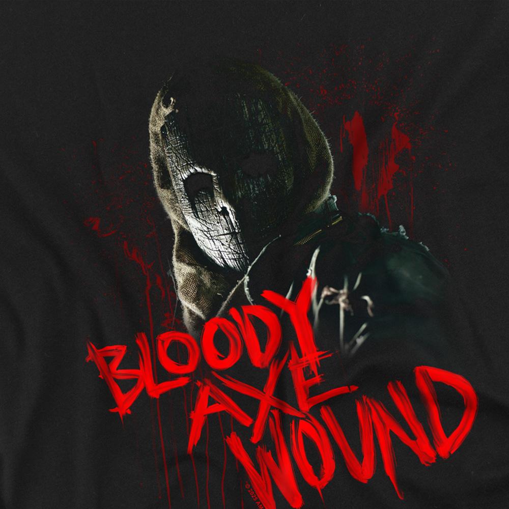 Black - Back - Bloody Axe Wound Childrens-Kids T-Shirt