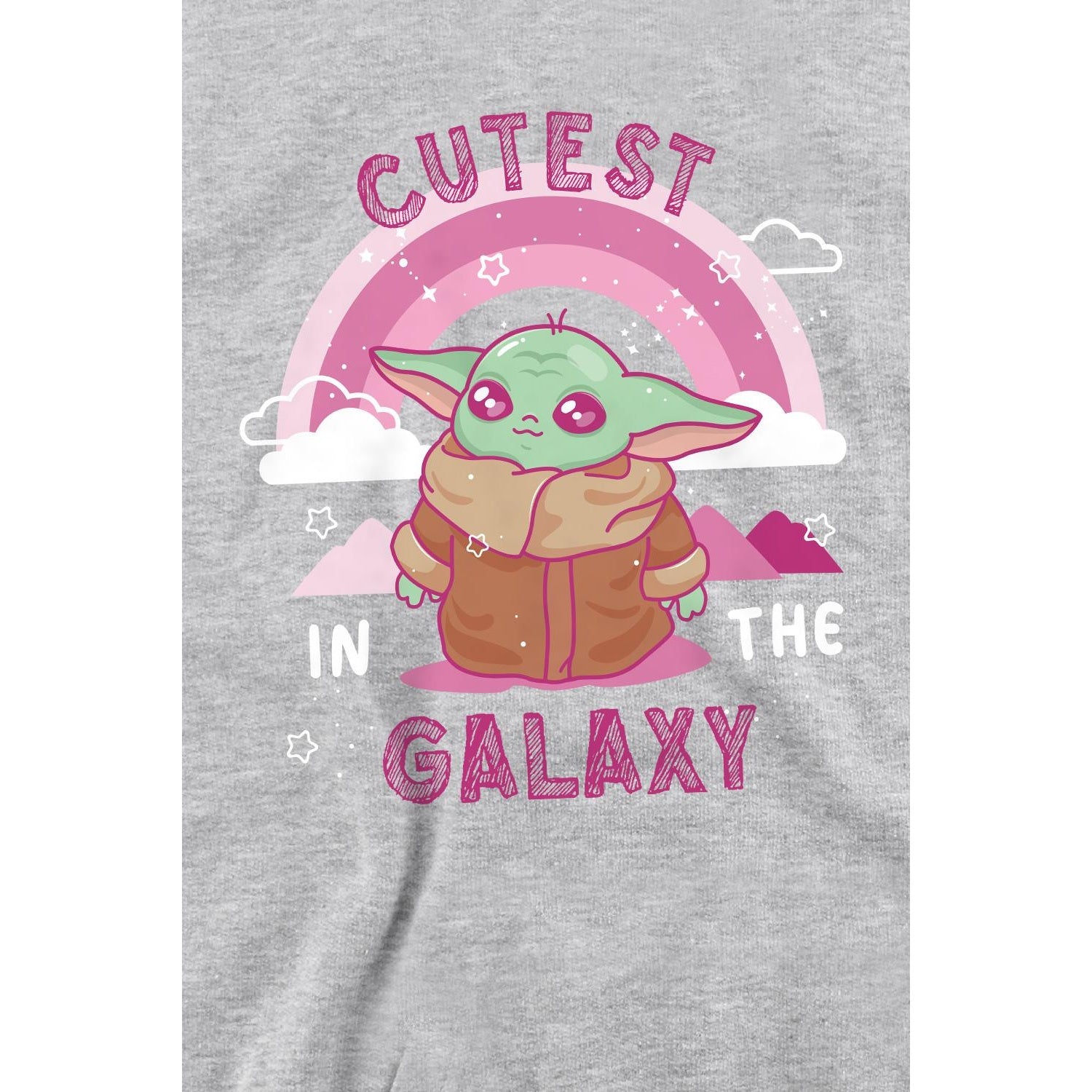 Sport Heather - Lifestyle - Star Wars: The Mandalorian Unisex Adult Cutest In The Galaxy Grogu Sweatshirt