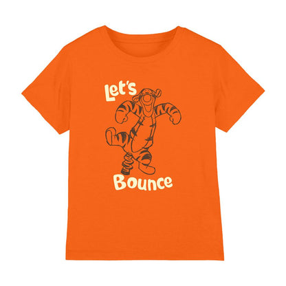 Orange - Front - Winnie the Pooh Childrens-Kids Let´s Bounce Tigger T-Shirt