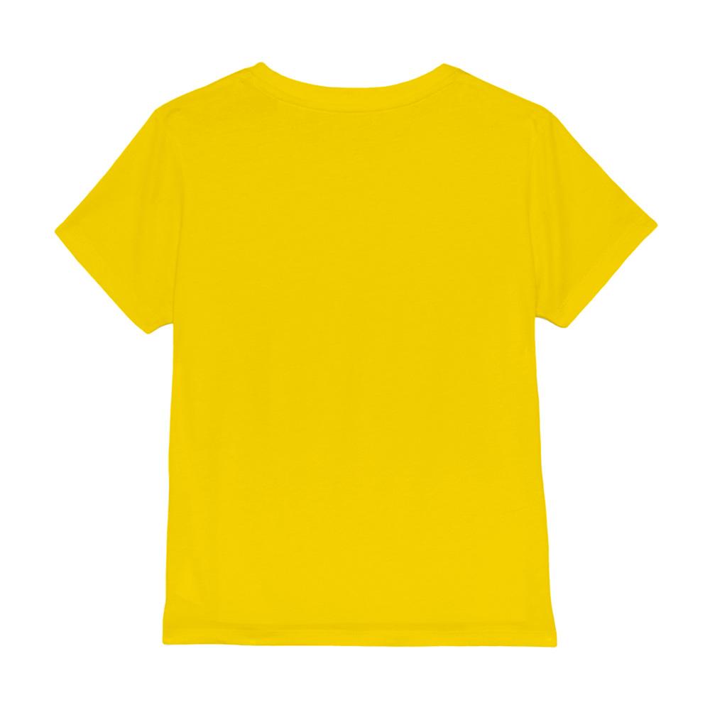 Yellow - Side - Winnie the Pooh Childrens-Kids Winnie The Pooh & Piglet Relax T-Shirt