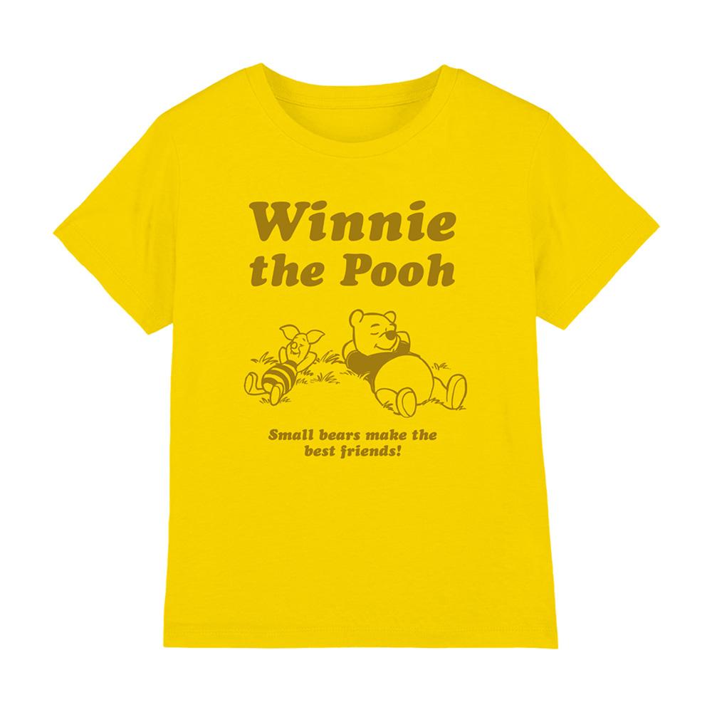 Yellow - Front - Winnie the Pooh Childrens-Kids Winnie The Pooh & Piglet Relax T-Shirt