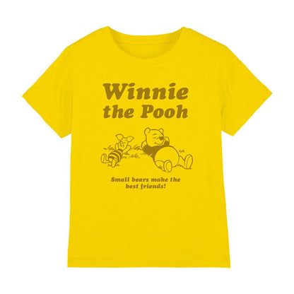Yellow - Front - Winnie the Pooh Childrens-Kids Winnie The Pooh & Piglet Relax T-Shirt