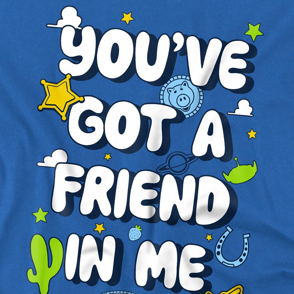 Royal Blue - Back - Toy Story Childrens-Kids You´ve Got A Friend In Me T-Shirt
