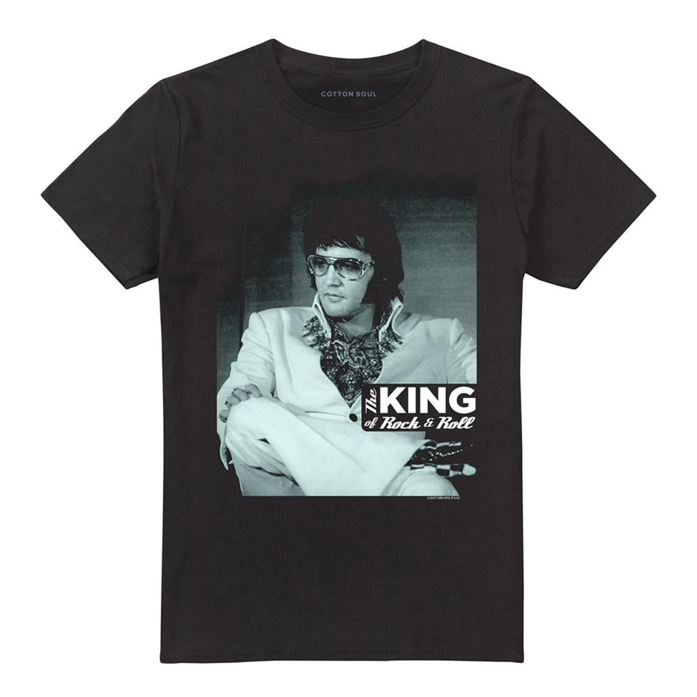 Black - Front - Elvis Presley Unisex Adult Good To Be T-Shirt