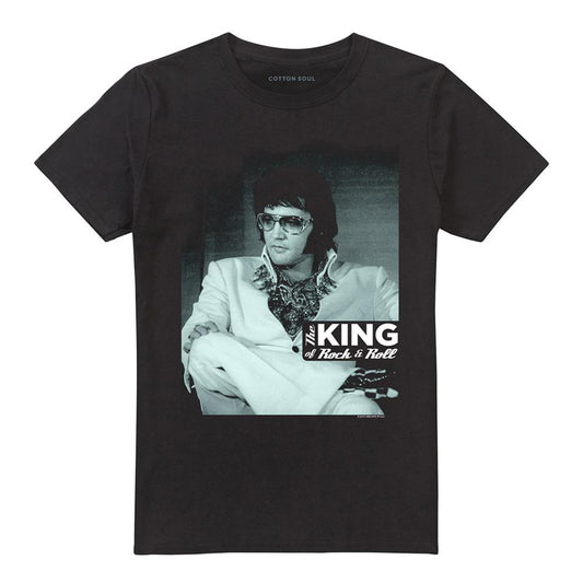 Black - Front - Elvis Presley Unisex Adult Good To Be T-Shirt