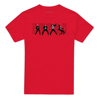 Red - Front - Elvis Presley Unisex Adult Jailhouse Rock T-Shirt