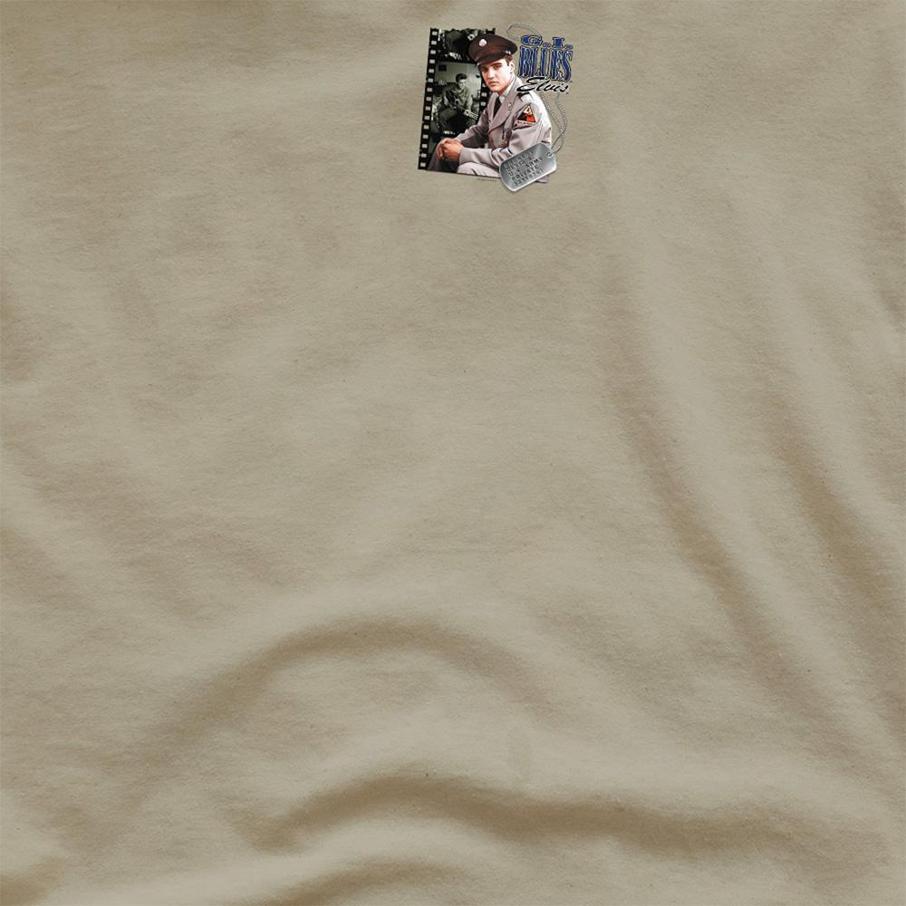 Safari Green - Side - Elvis Presley Unisex Adult G.I. Blues T-Shirt