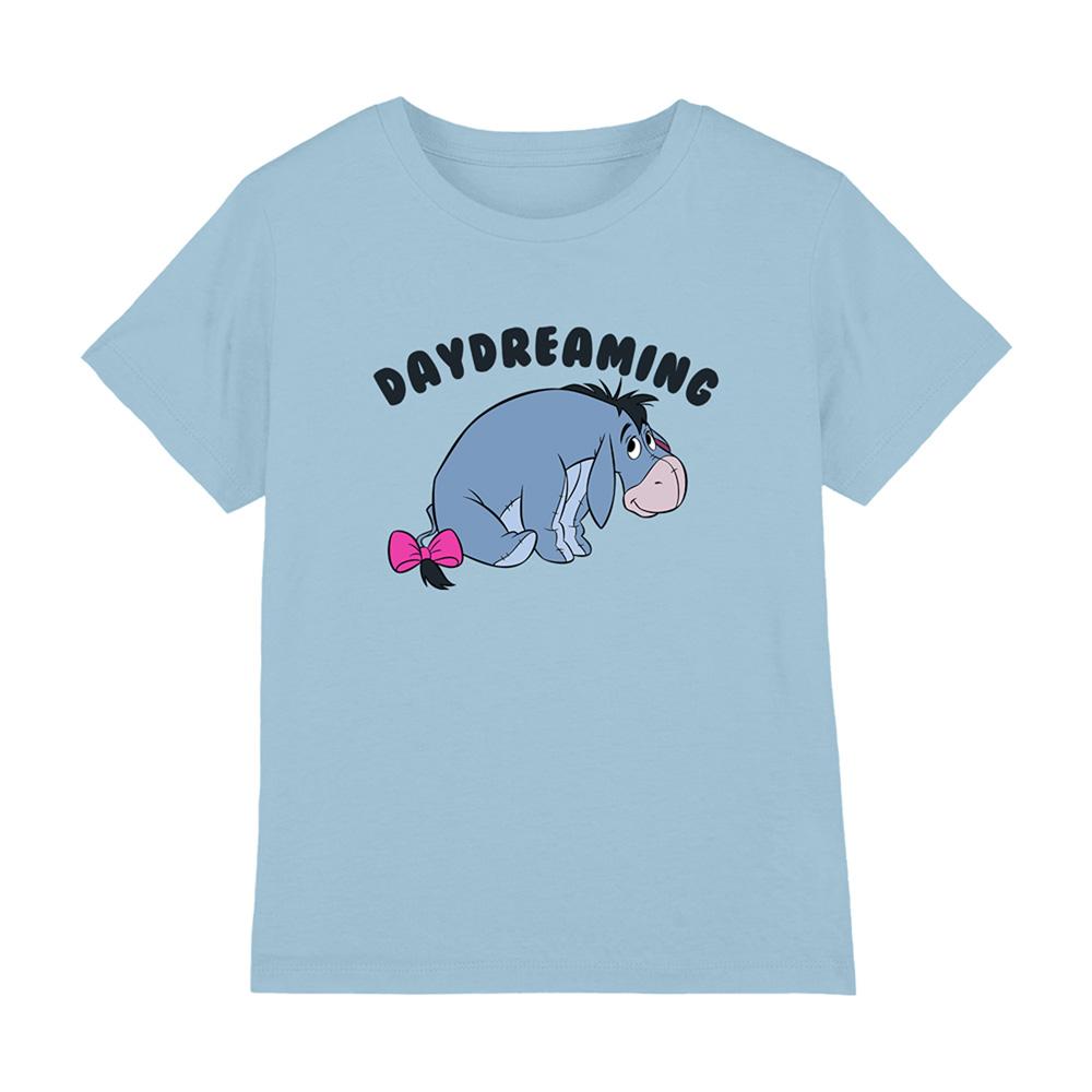 Light Blue - Front - Winnie the Pooh Childrens-Kids Daydreaming Eeyore T-Shirt
