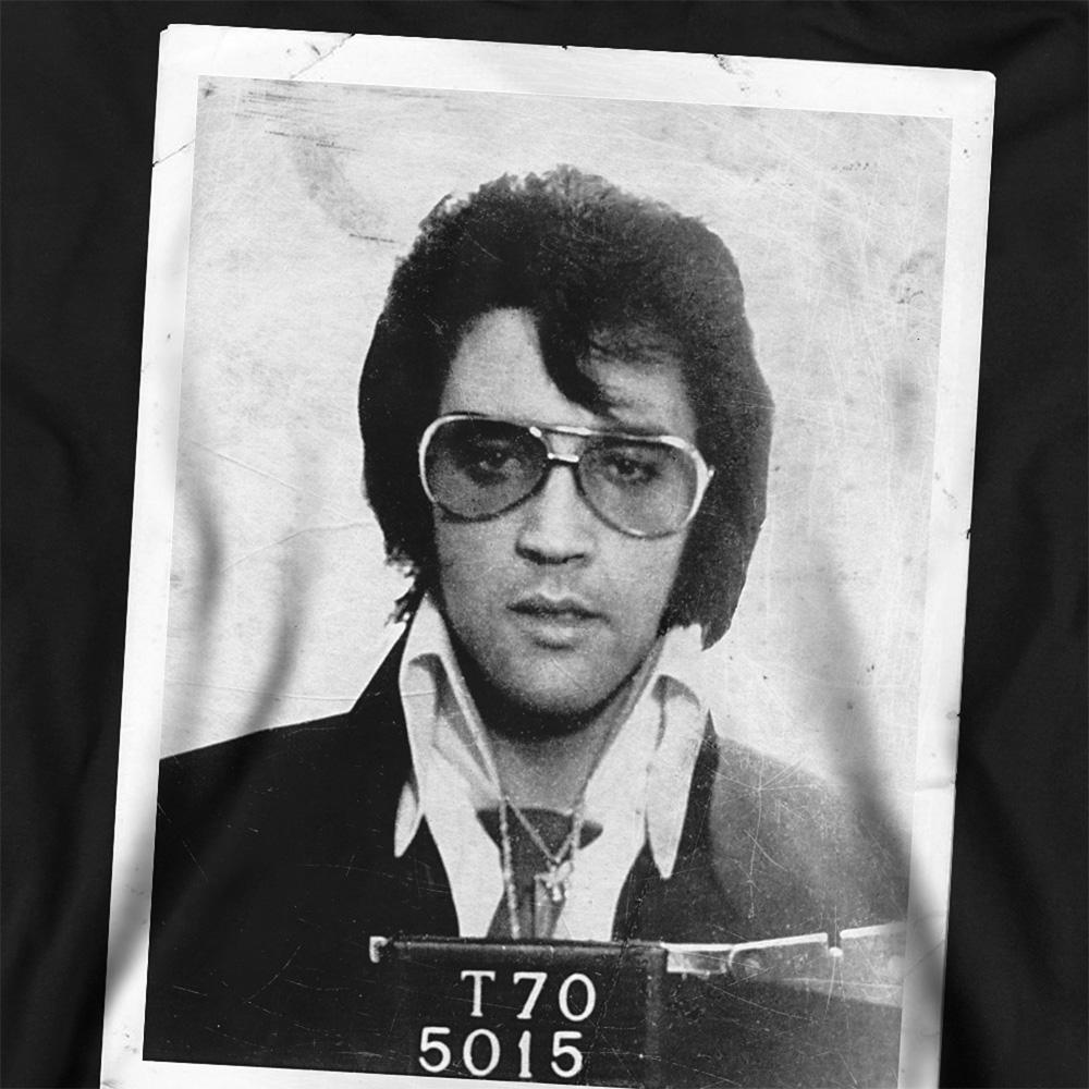 Black - Side - Elvis Presley Unisex Adult Framed Sweatshirt