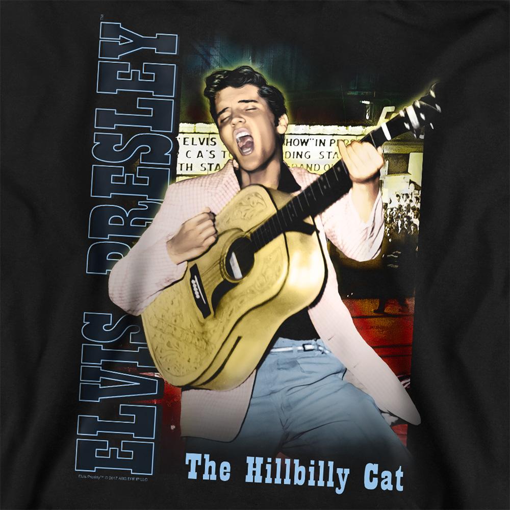Black - Side - Elvis Presley Unisex Adult Memphis Sweatshirt