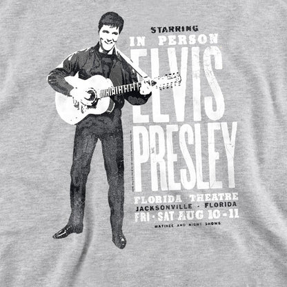 Sport Heather - Side - Elvis Presley Unisex Adult In Person Sweatshirt