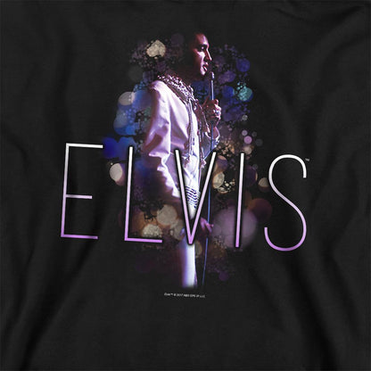 Black - Side - Elvis Presley Unisex Adult Dream State Sweatshirt