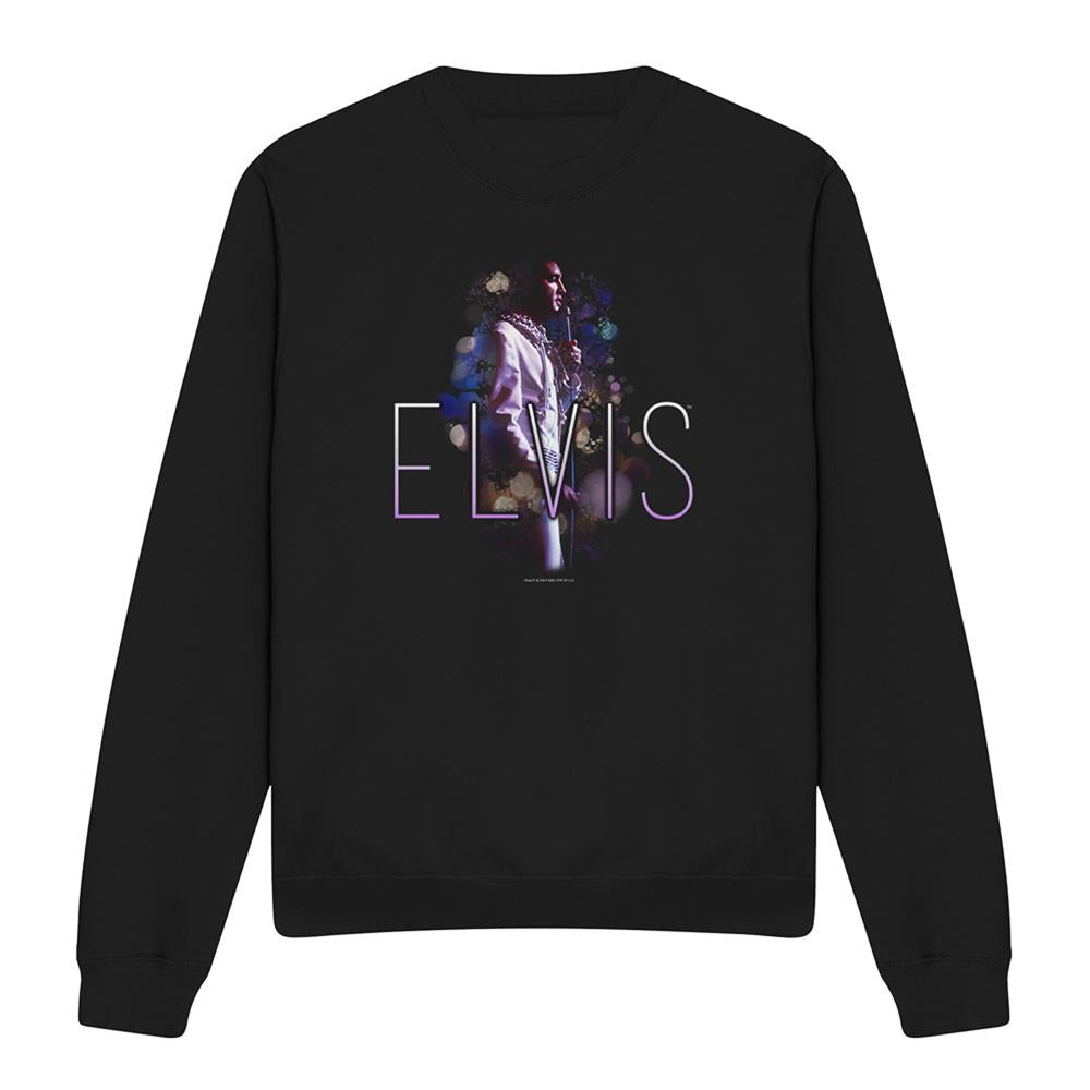 Black - Front - Elvis Presley Unisex Adult Dream State Sweatshirt