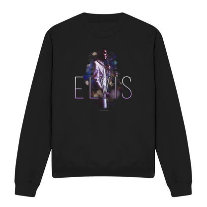 Black - Front - Elvis Presley Unisex Adult Dream State Sweatshirt