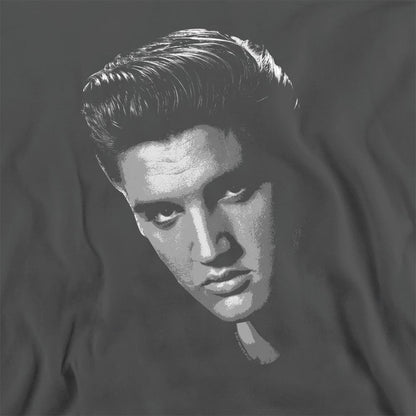 Charcoal - Side - Elvis Presley Unisex Adult American Idol Sweatshirt