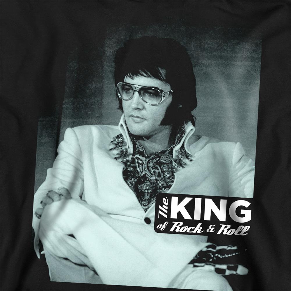 Black - Side - Elvis Presley Unisex Adult Good To Be Sweatshirt