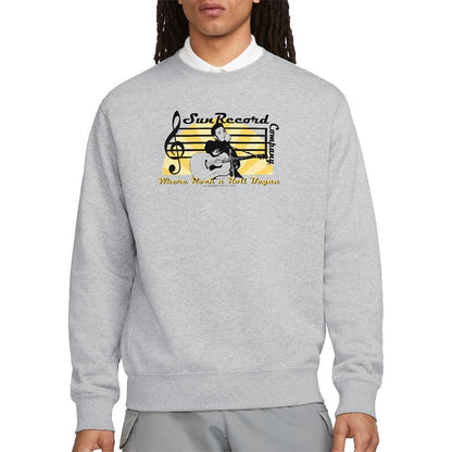 Athletic Heather - Back - Sun Records Unisex Adult Company Sweatshirt