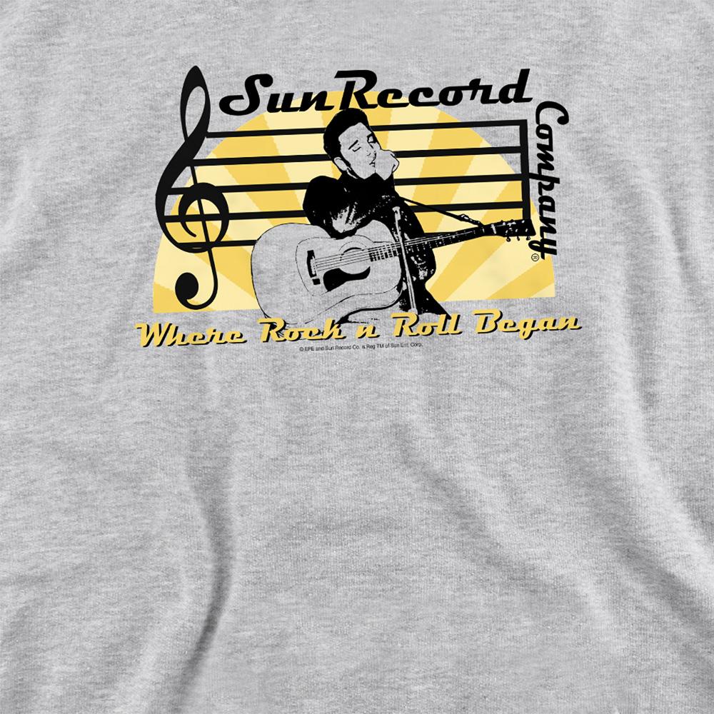 Athletic Heather - Side - Sun Records Unisex Adult Company Sweatshirt