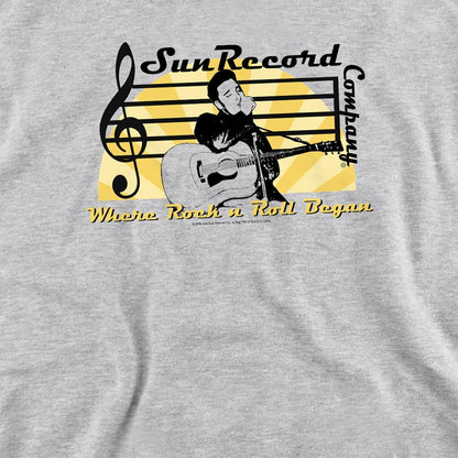 Athletic Heather - Side - Sun Records Unisex Adult Company Sweatshirt