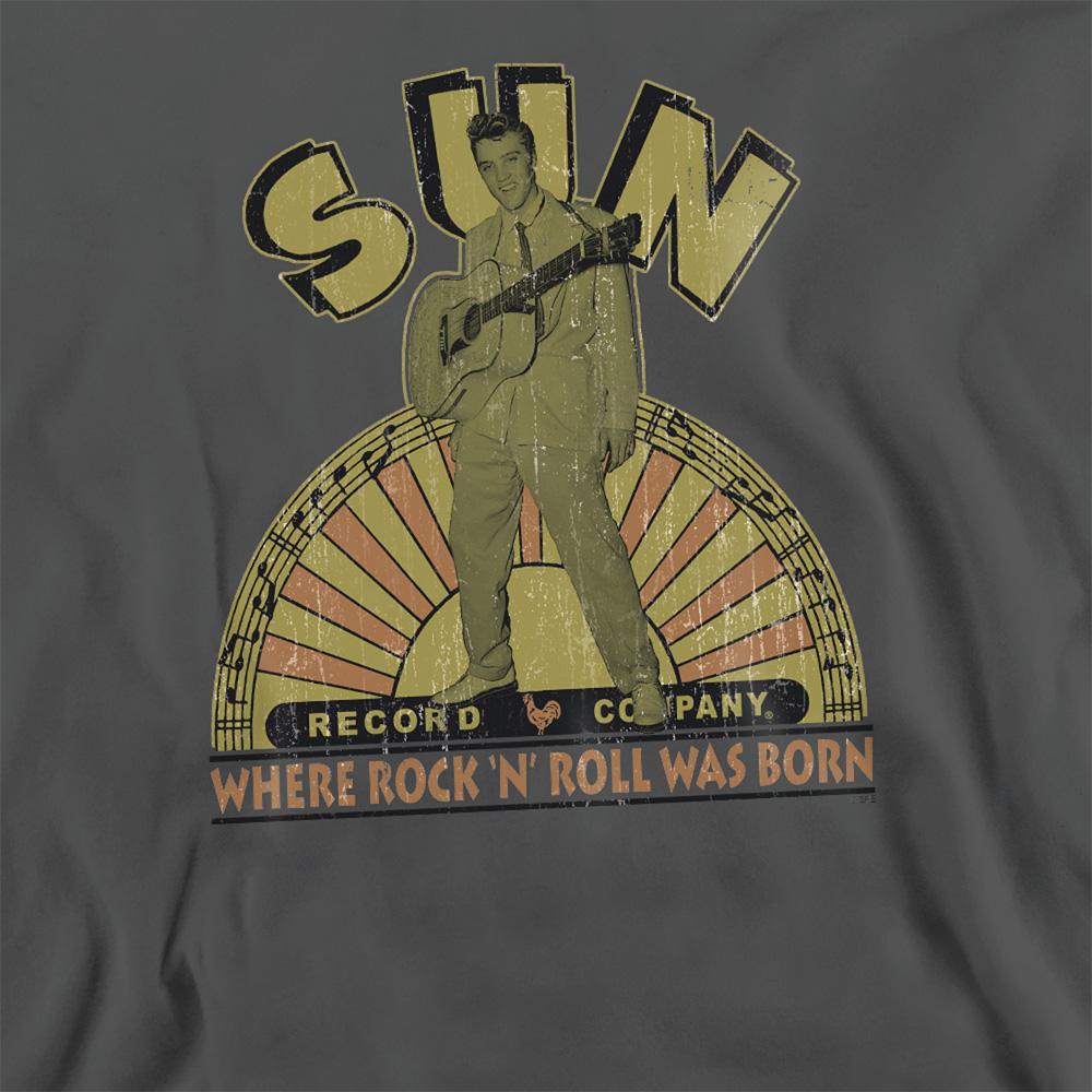 Charcoal - Side - Sun Records Unisex Adult Original Son Sweatshirt