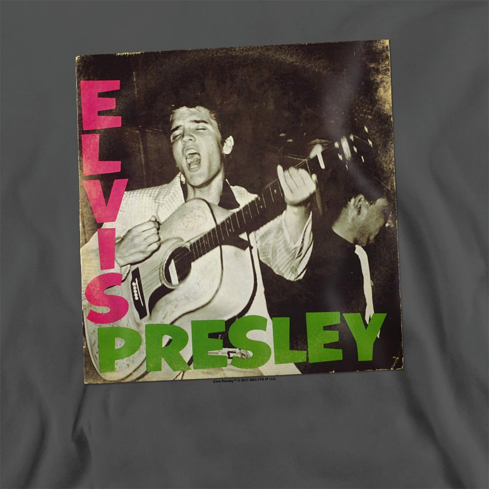 Charcoal - Side - Elvis Presley Unisex Adult First Lp Sweatshirt