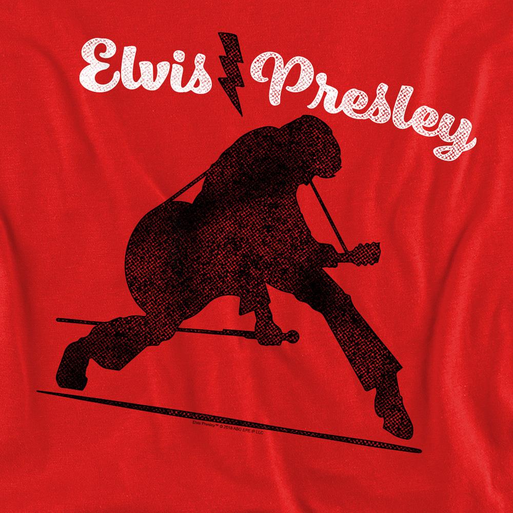 Red - Side - Elvis Presley Unisex Adult Overprint Sweatshirt
