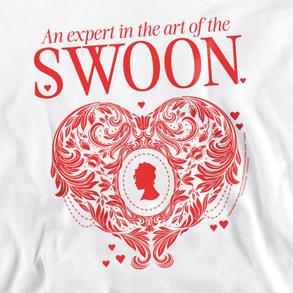 White - Side - Bridgerton Unisex Adult The Art Of Swoon Sweatshirt