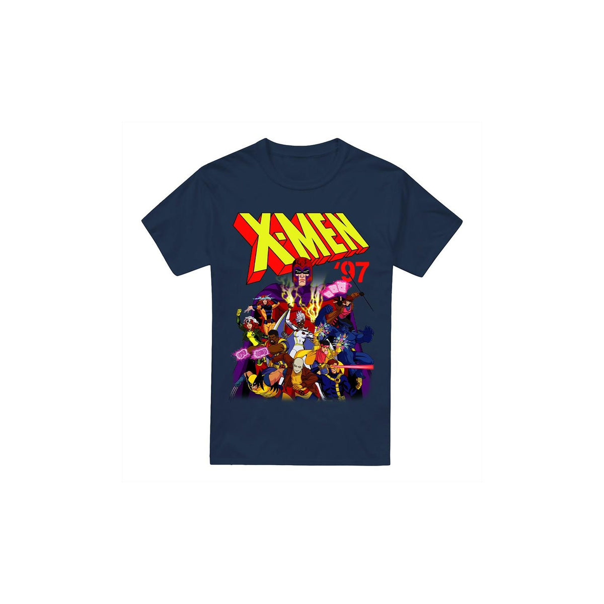 Navy - Front - Marvel Mens X-Men 97 Comic T-Shirt