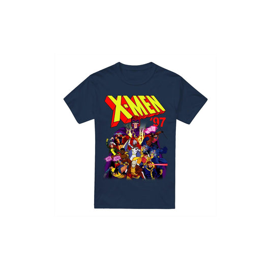 Navy - Front - Marvel Mens X-Men 97 Comic T-Shirt