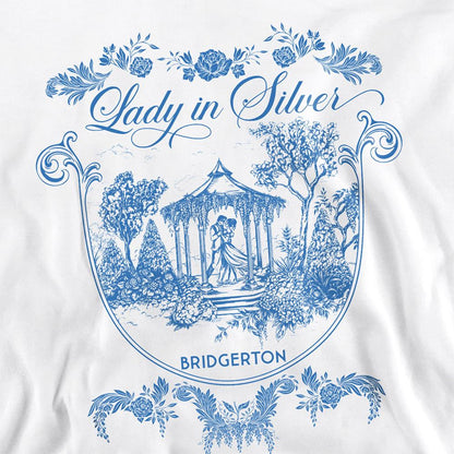 White - Lifestyle - Bridgerton Unisex Adult Fairy Tale Gazebo Dancing Sweatshirt