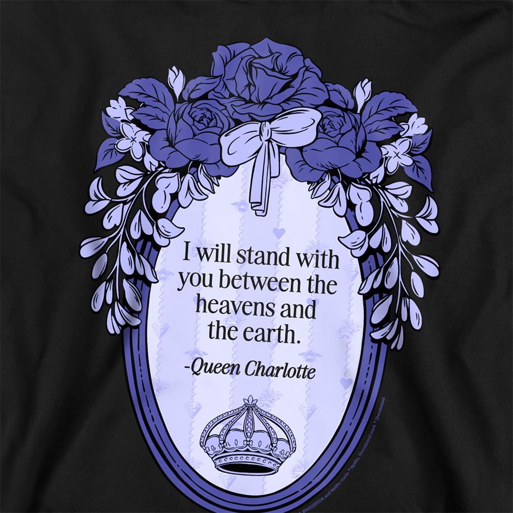 Black - Side - Bridgerton Unisex Adult I Will Stand With You Sweatshirt