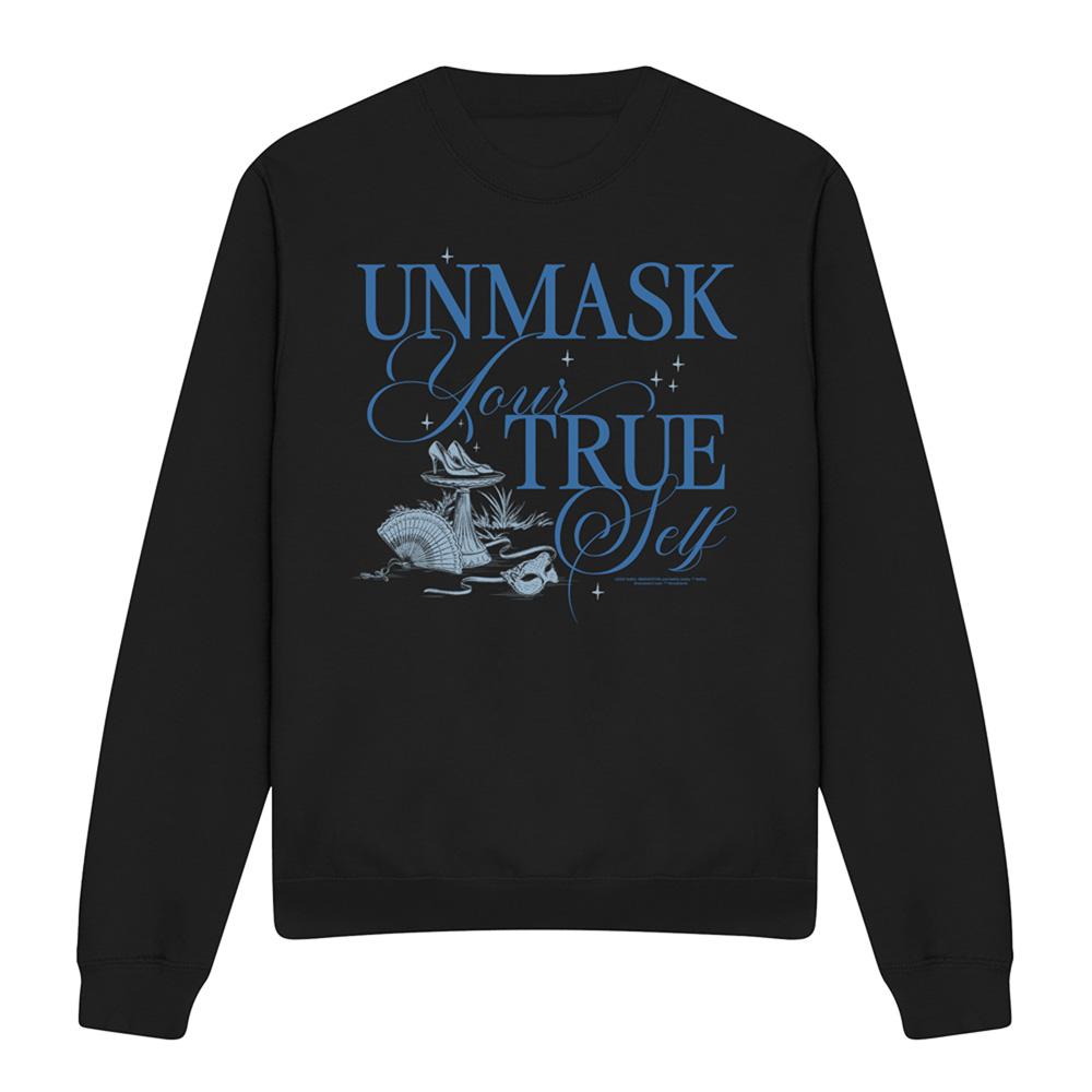 Black - Front - Bridgerton Unisex Adult Unmask Your True Self Sweatshirt