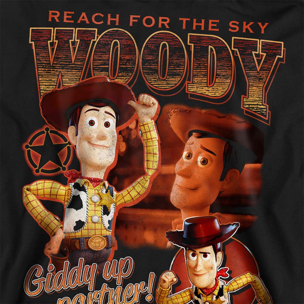 Black - Side - Toy Story Unisex Adult Sheriff Woody Homage Sweatshirt
