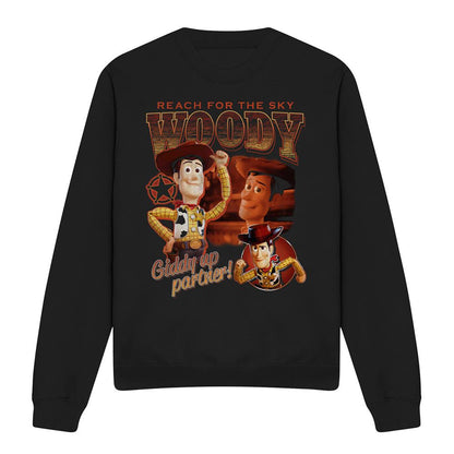 Black - Front - Toy Story Unisex Adult Sheriff Woody Homage Sweatshirt