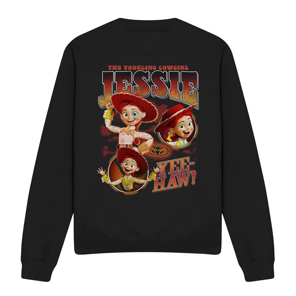 Black - Front - Toy Story Unisex Adult Cowgirl Jessie Homage Sweatshirt