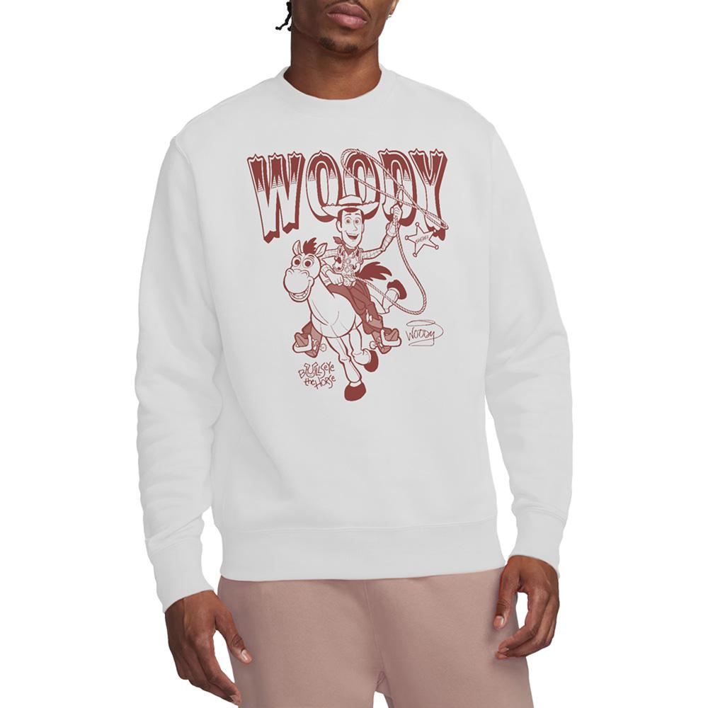 White - Back - Toy Story Unisex Adult Ride Woody and Bullseye Sweatshirt