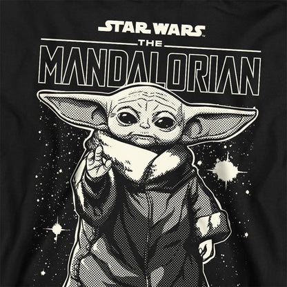 Black - Side - Star Wars The Mandalorian Unisex Adult Grogu Sweatshirt